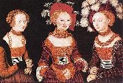 Emilia and Sidonia, Lucas Cranach the Elder